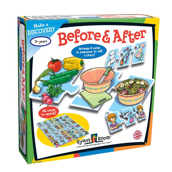 Ryan's Room Before &amp; After Sequencing Puzzle: 36 Pieces
