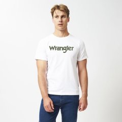 Wrangler Kabel Short Sleeve T-Shirt - White