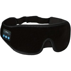 3D Wireless Sleep Mask with Bluetooth 5.2 Earphones, Type-C Charging