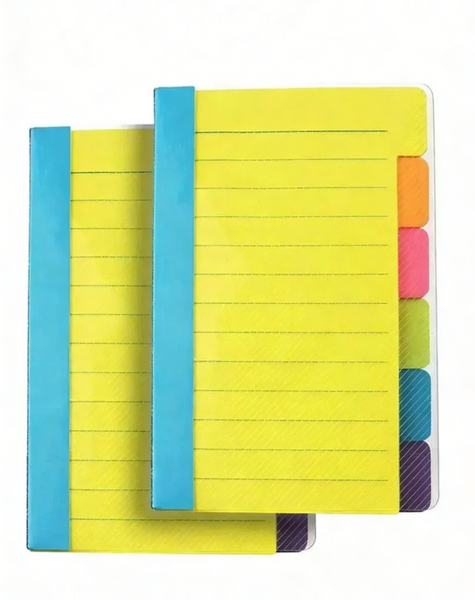 2 Pack Sticky Notes with Index Tabs for Office &amp; School