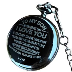 Pocket Watch To My Son I Love You Pocket Watch Gift For Your Son