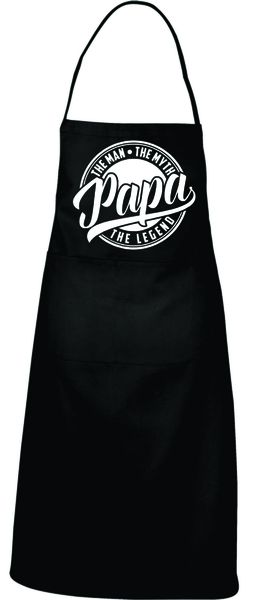 Boxed Trolls - Papa man myth legend Dad Grandad Christmas Apron