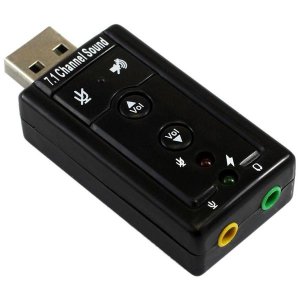 Baobab 7.1 USB Sound Card with Headphone &amp; Microphone Jack