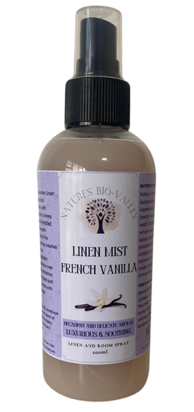Nature's Bio-Valley French Vanilla Room &amp; Linen Spray 200ml