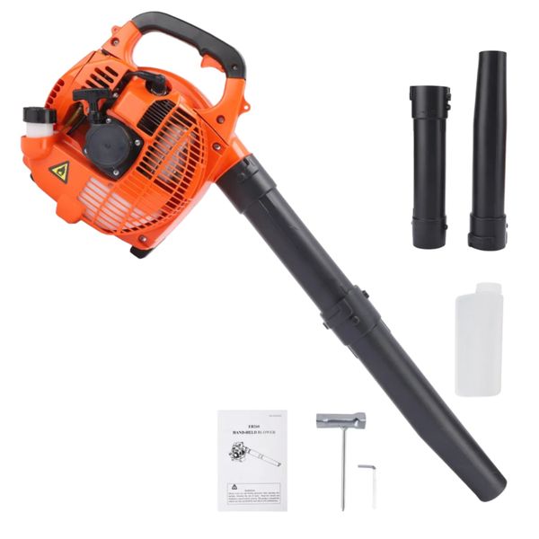 25.4cc 2-Stroke Gas Leaf Blower Powerful 2-Stroke High-Power Garden Tool