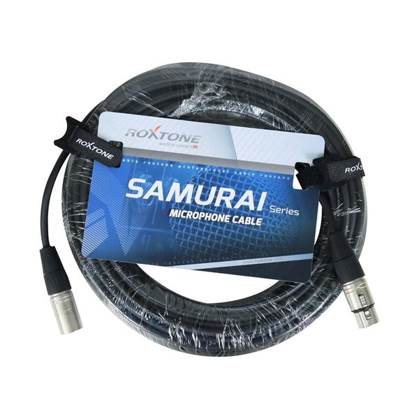 Roxtone SMXX200L20 Samurai Series XLR Male to XLR Female Cable 20M