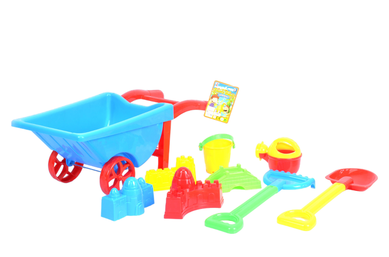 Beach Wheel Barrow Set - 9 Piece