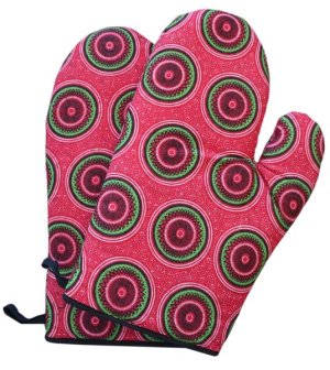 Pair of Unique Oven Mitts