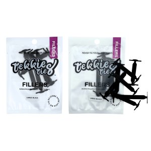 Tekkie Ties Large Black Fillers