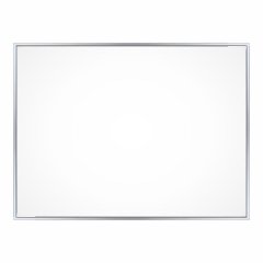 Slimline Non-Magnetic Whiteboard - 900 x 900mm
