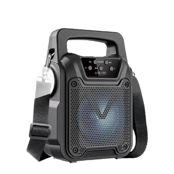 GTS-1767 Dual Solar Charging Bluetooth Speaker Portable with Belt Strap