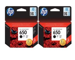 HP 650 Black Original Ink Advantage Bundle