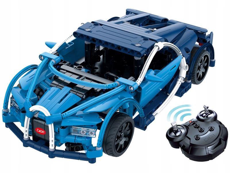 CaDA Tech R/C Sportscar - Bugatti - 419-Piece - 28cm Long