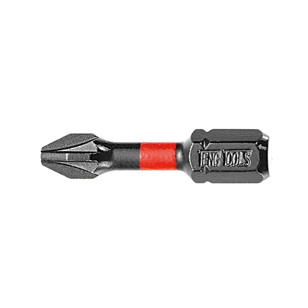 TengTools - Impact Bit 30mm Length PZ2 5 Pieces - PZP3000205
