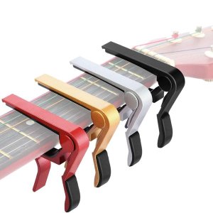 4 Pcs Aluminum Guitar Capo Universal for String Instruments