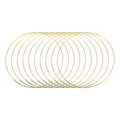 10 Pcs 30 cm Large Metal Garland Garland Tassel Gold Craft Ring