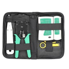 TBYTE 4-in-1 Network Cable Tester Kit with Crimper &amp; Punch Tool