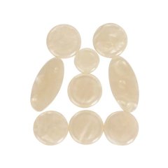 9-Pack Mother Of Pearl Sax Key Inlays