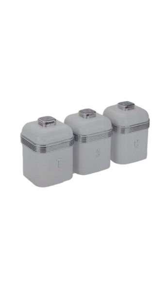 Handmade White Color Metal Galvanized Food Storage Container