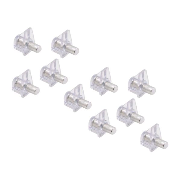 ROCO Prepack Shelf Support Clear With Steel Pin ( 10 Per Pack )