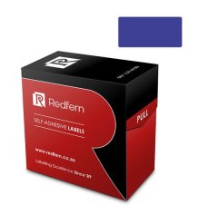 Redfern 19mm x 25mm Color Code Labels - Dark Blue 5's