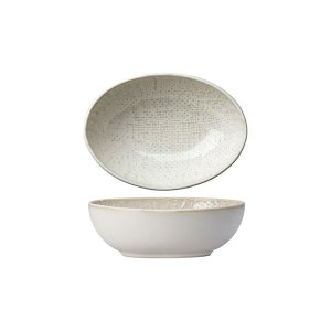 Luzerne Knit Reactive White Bowl 12 Pcs