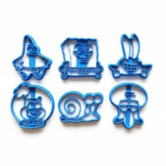 6-Piece SpongeBob SquarePants Cookie Cutter Set - Bikini Bottom Collection
