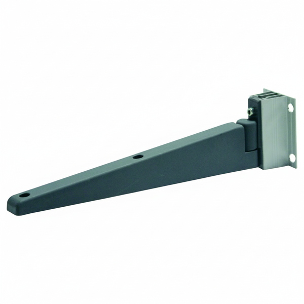 Durable Grey Plastic and Aluminium Hinge Mounting for Swing Leaf Boards