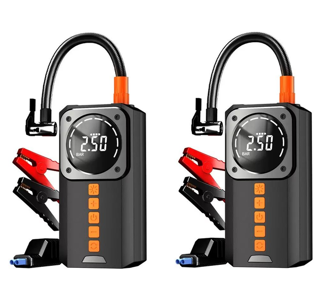 2 Pack-Multifunctional Emergency Air Inflator 12V