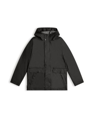 Hunter Mens Rain Jacket Hunter Black