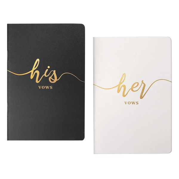 Classic Gold Foiled Vow Books