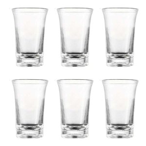 6 Piece Shot Glass 30ml - 6.5 x 4cm Clear