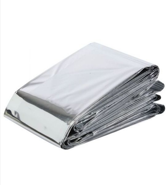2 Pack Emergency Blanket Outdoor Survival Thermal Blanket - 130*210 cm