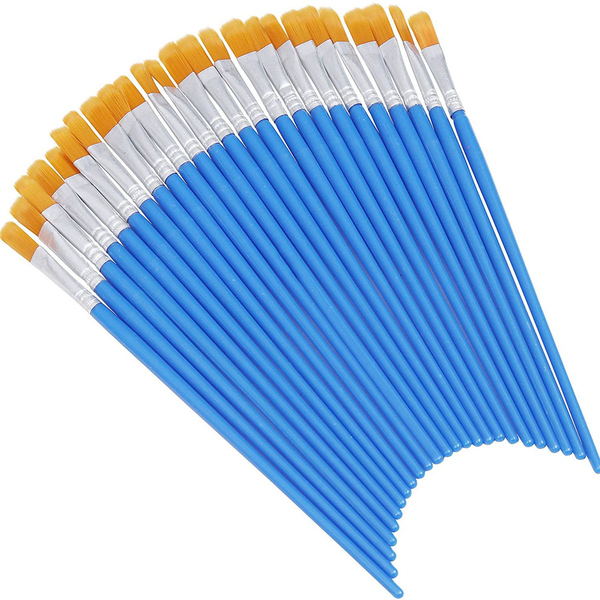 200Pcs Watercolor Small Paint Brushes Nylon For Nail Craft Art
