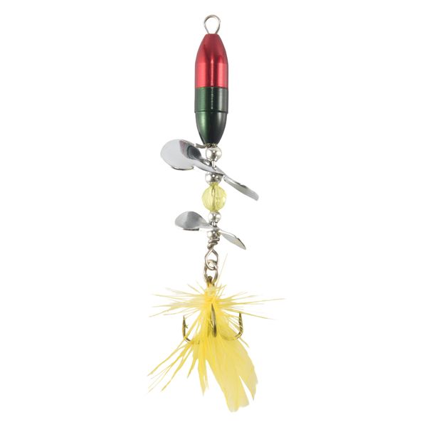 Long Casting Double Tail Propeller Trout Catfish Artificial Ice 10g