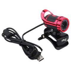 USB Webcam 480P HD PC Camera with Built-in Sound-absorbing Microphone