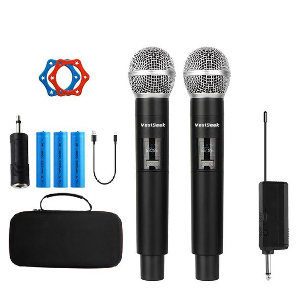 Rechargeable Wireless Microphone for Karaoke, Wedding,Party,Speech,PA,Class
