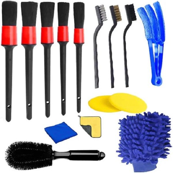 15 Piece Car Detailing Brushes Kit Auto Detailing Brushes