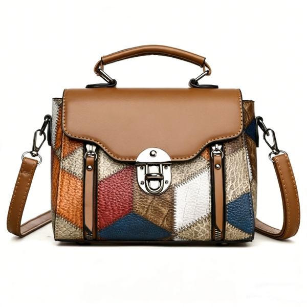 Contrast color 2026 new spring and summer portable shoulder bag