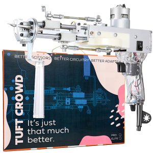 TUFT CROWD - Tufting Gun AK Elite The Duo 2 in 1 Cut &amp; Loop Pile