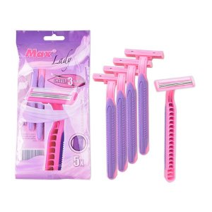 Set of 5 Manual Hair Shavers for Women &amp; Men Purple