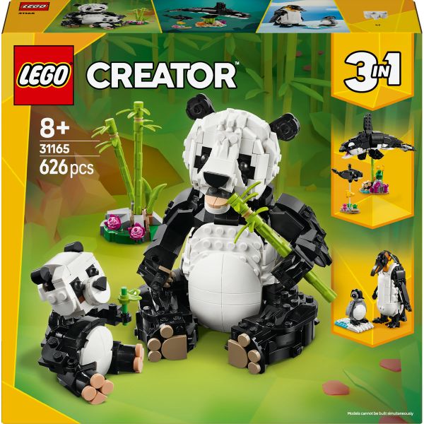 LEGO® Creator 3in1 Wild Animals: Panda Family Toy Playset 31165