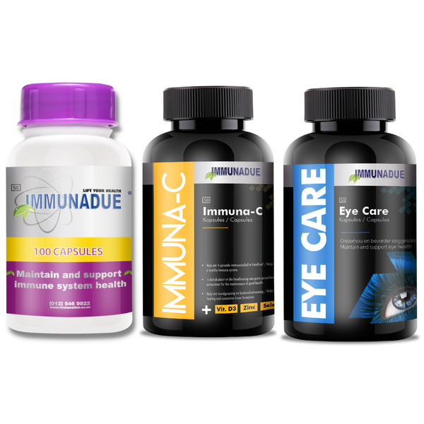 Immunadue Plus Immunadue Eye Care plus Immuna-C Combo