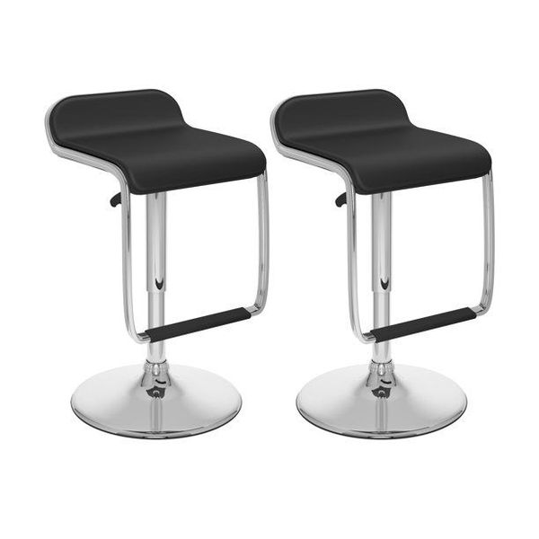 Bar Stools / Kitchen Breakfast Low Back Chairs – 2 Pack