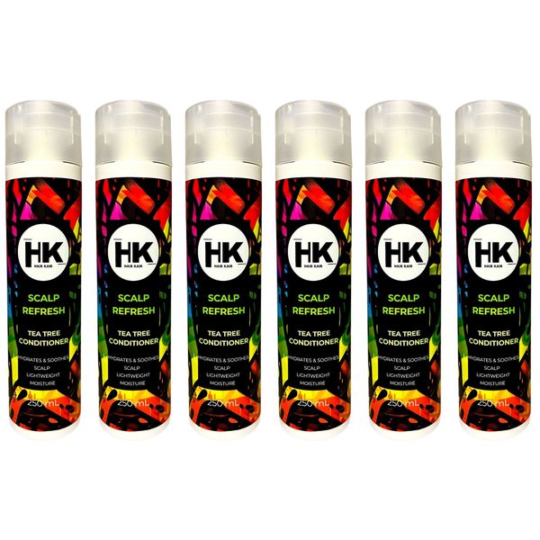 HK Scalp Refresh Tea Tree Conditioner 6 x 250ml - Lightweight Care