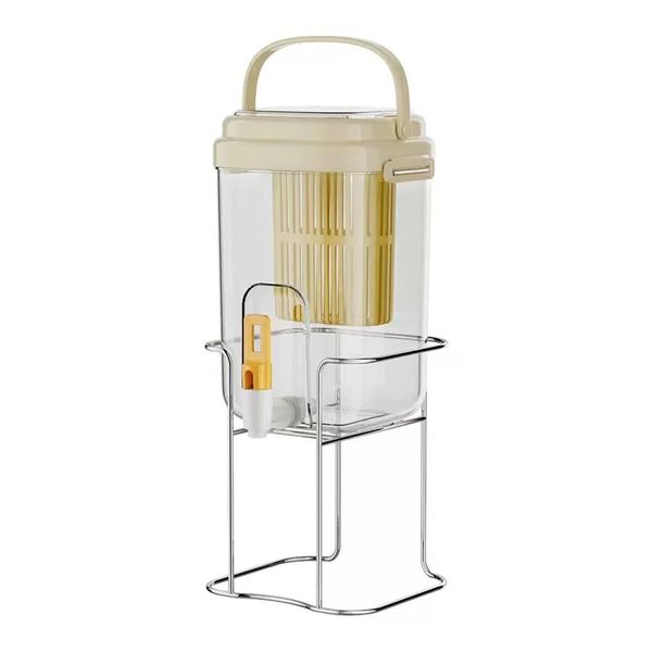 2L Cold Water Kettle with Faucet Drink Dispenser Fridge Water Container