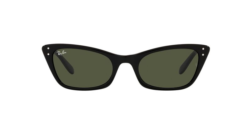 Ray-Ban Lady Burbank - Polished Black/Green Non-Polarized