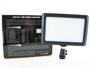 Techme PAD192 3200-6000k LED Continous Light Panel for Photo &amp; Video