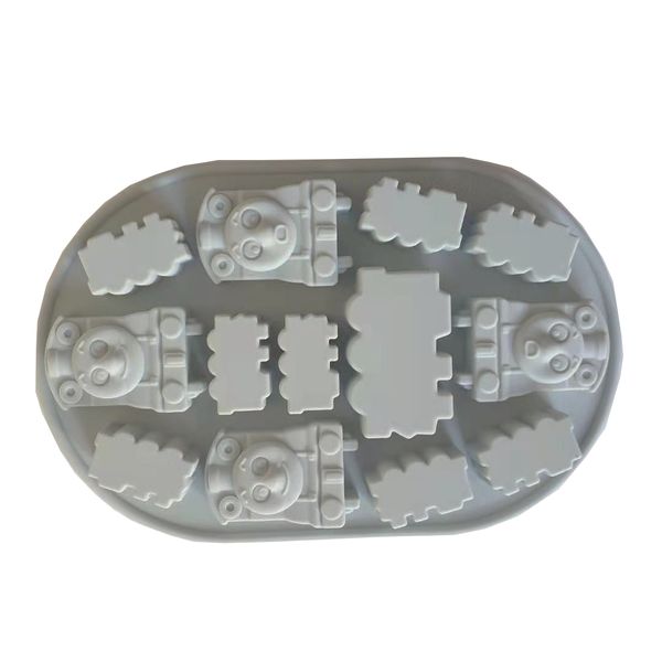 iKids 13 Thomas Tray Baby Food DIY Silicone Mould Chocolate, Candy, Gummy