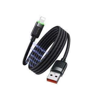 Mcdodo 3Amp Self-Winding Coiled USB-A iPhone Cable | USB-A to Lightning